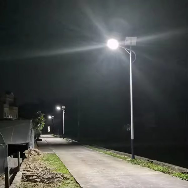 Lampadaire Solaire Exterieur 1000w 500w 300w Powered Integrated Waterproof Lamp Outdoor All in One Solar Street Light with Panel